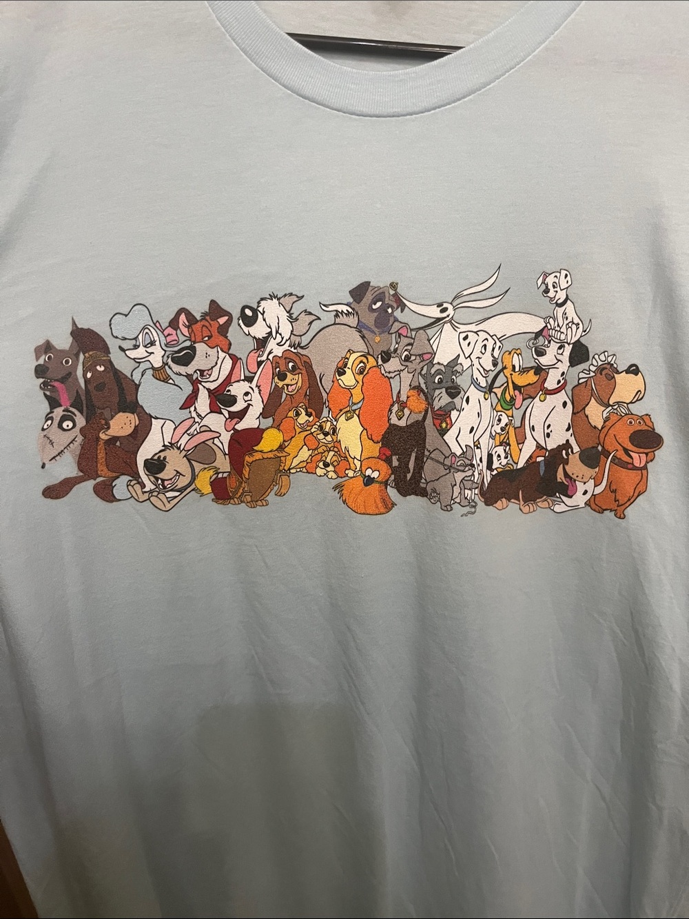 The Dogs of Disney Movies Large Shirt
